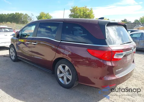 2018 Honda Odyssey Ex-L из США, поврежденный, VIN 5FNRL6H72JB084599